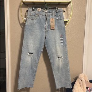 Levi’s ribcage jeans